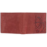 LONDON ALLEY Dave Vintage Red RFID Blocking Men's Leather Wallet