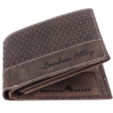 LONDON ALLEY Flex Vintage Brown RFID Blocking Men's Leather Wallet