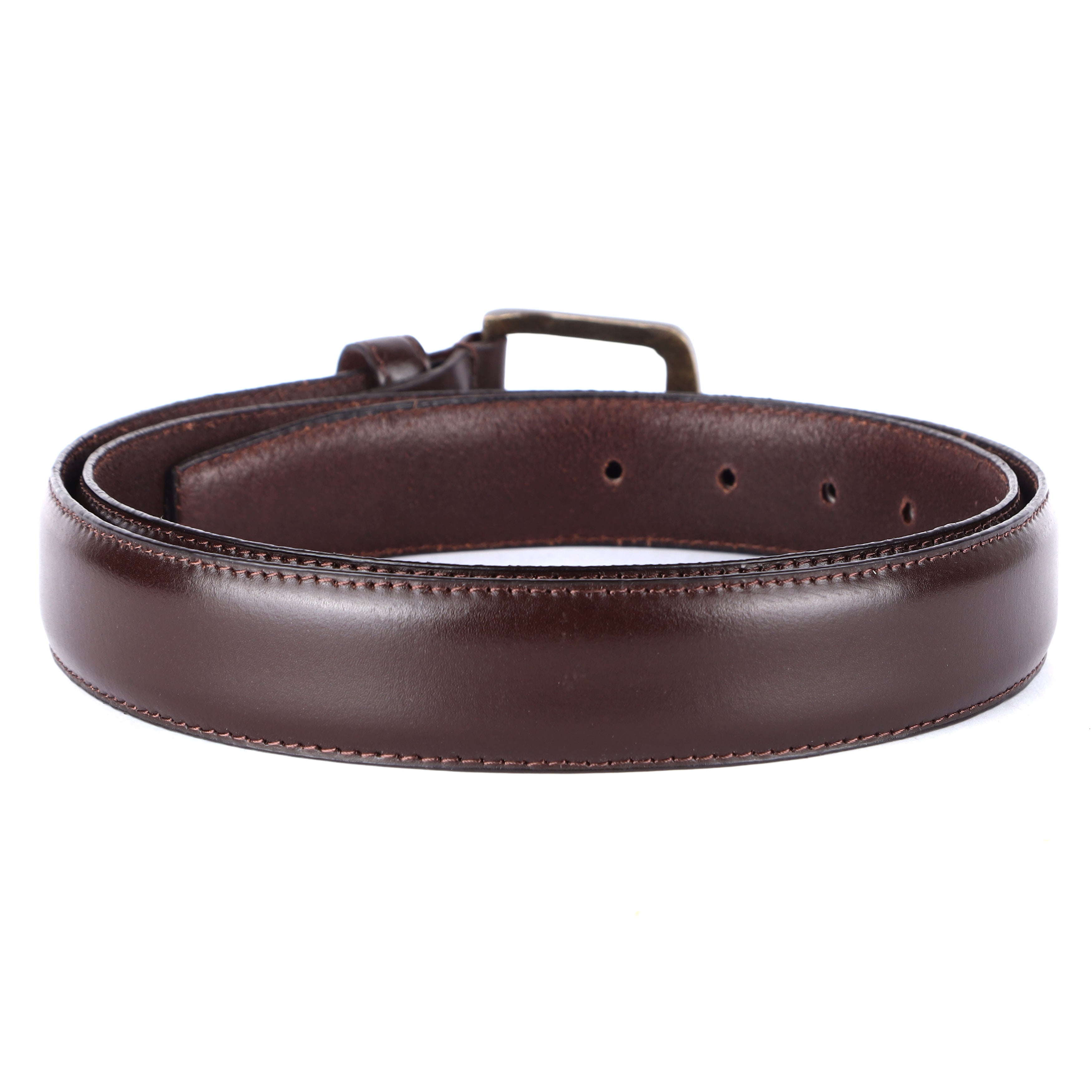 London Alley Charles brown leather belt for men's