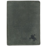 LONDON ALLEY Alex Vintage Green RFID Blocking Men's Leather Notecase