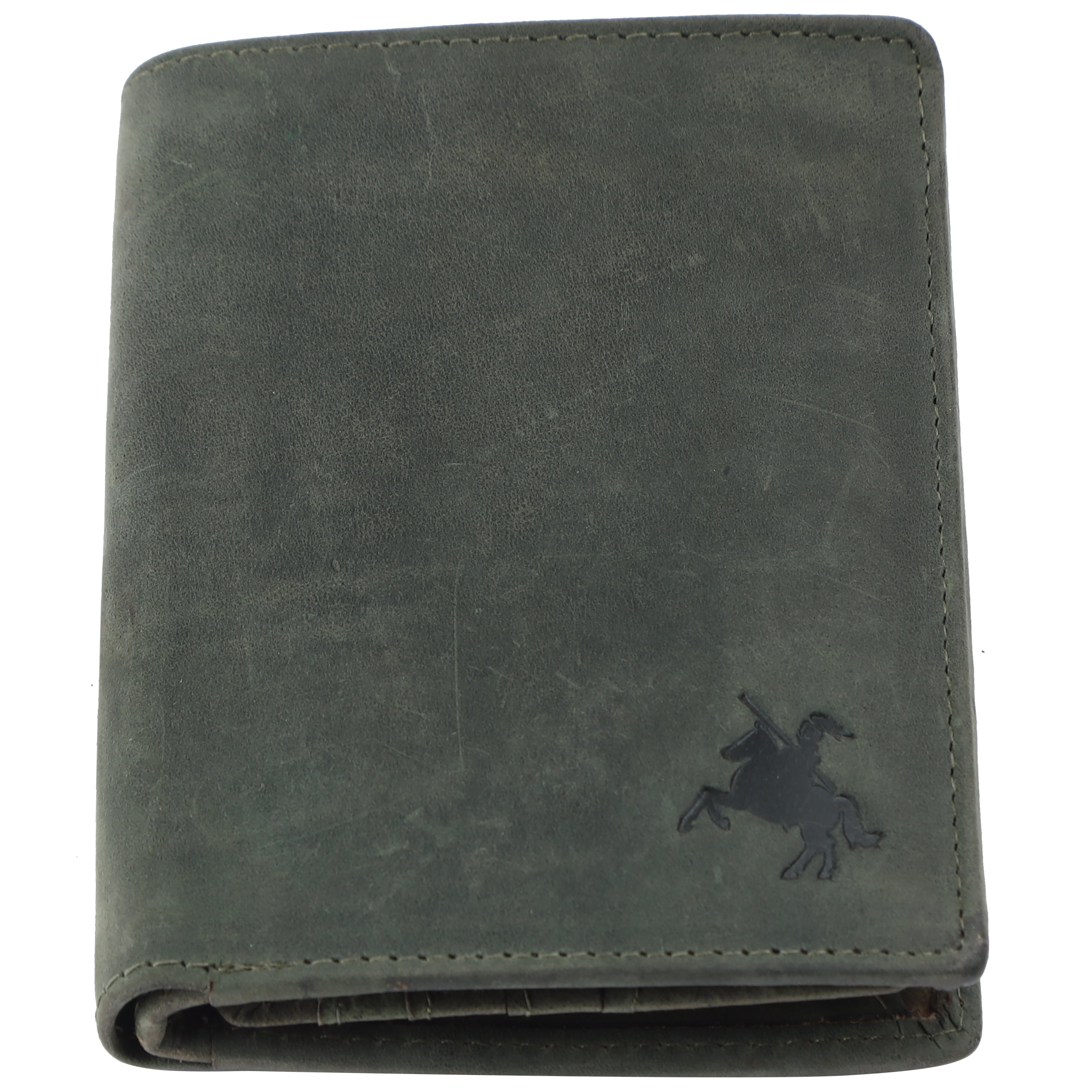 LONDON ALLEY Alex Vintage Green RFID Blocking Men's Leather Notecase