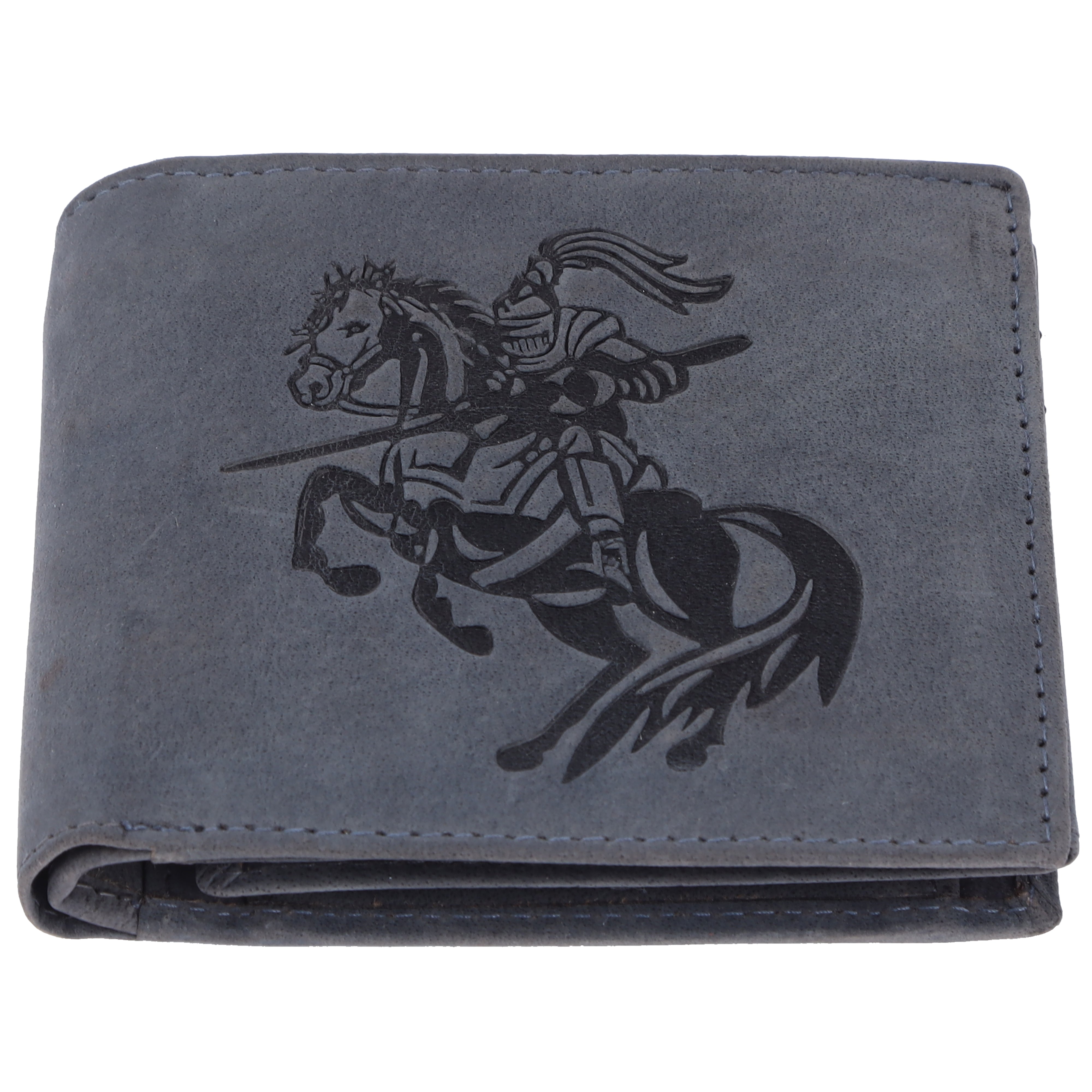 LONDON ALLEY Sparta Vintage Blue RFID Blocking Men's Leather Wallet