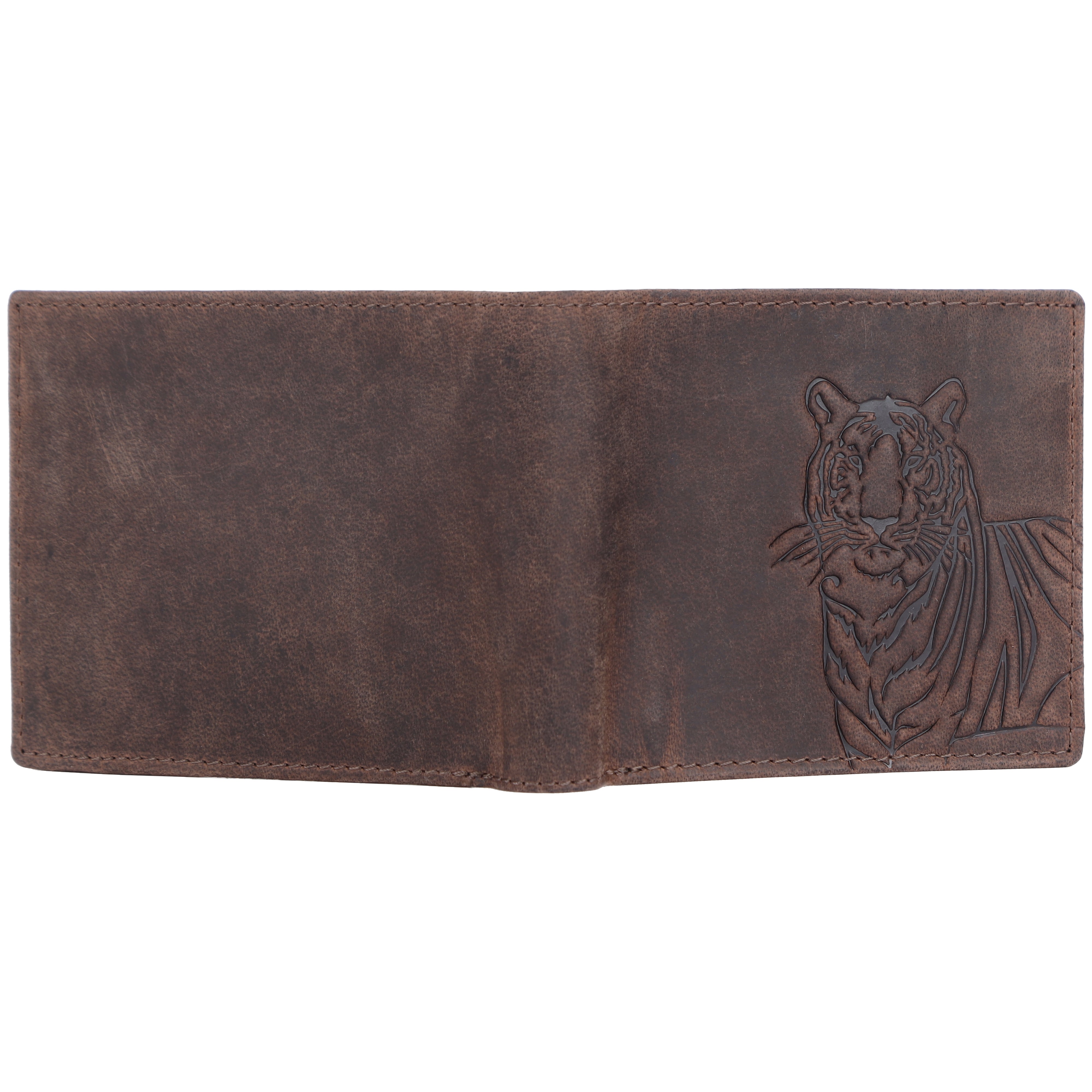 LONDON ALLEY Dave Vintage Brown RFID Blocking Men's Leather Wallet