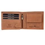 LONDON ALLEY Harley Tan Leather Men's Wallet